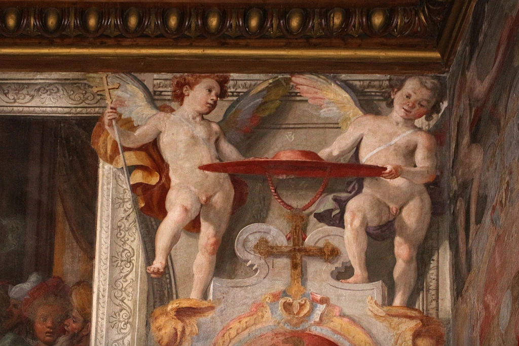 Il banchetto di Assuero - Palazzo Corsi, Tornabuoni, Firenze, dettaglio 4